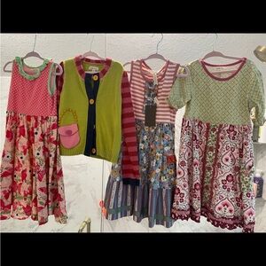 Matilda Jane size 6 girls dress sweater lot